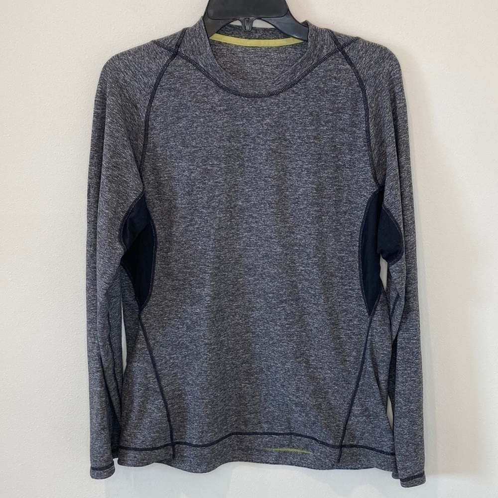 Mens Lululemon Mens Gray Pullover Training Long Sleeve